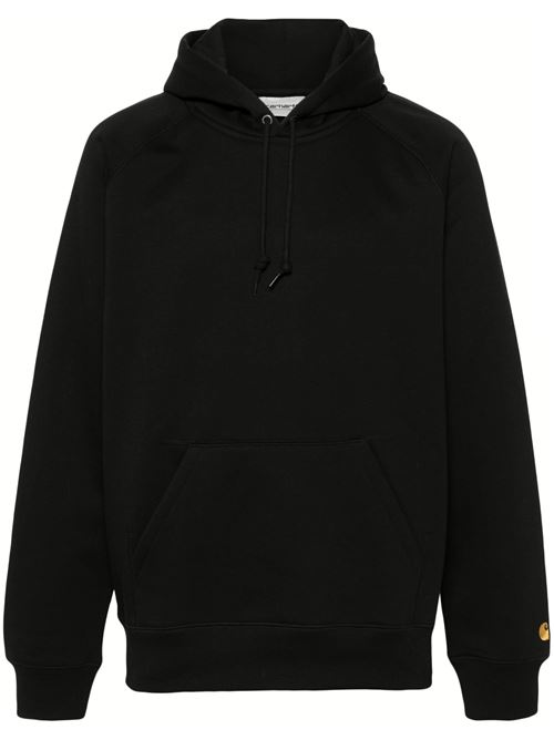 Hooded Chase Sweatshirt Carhartt WIP | I03366100FXXBLACK/GOLD